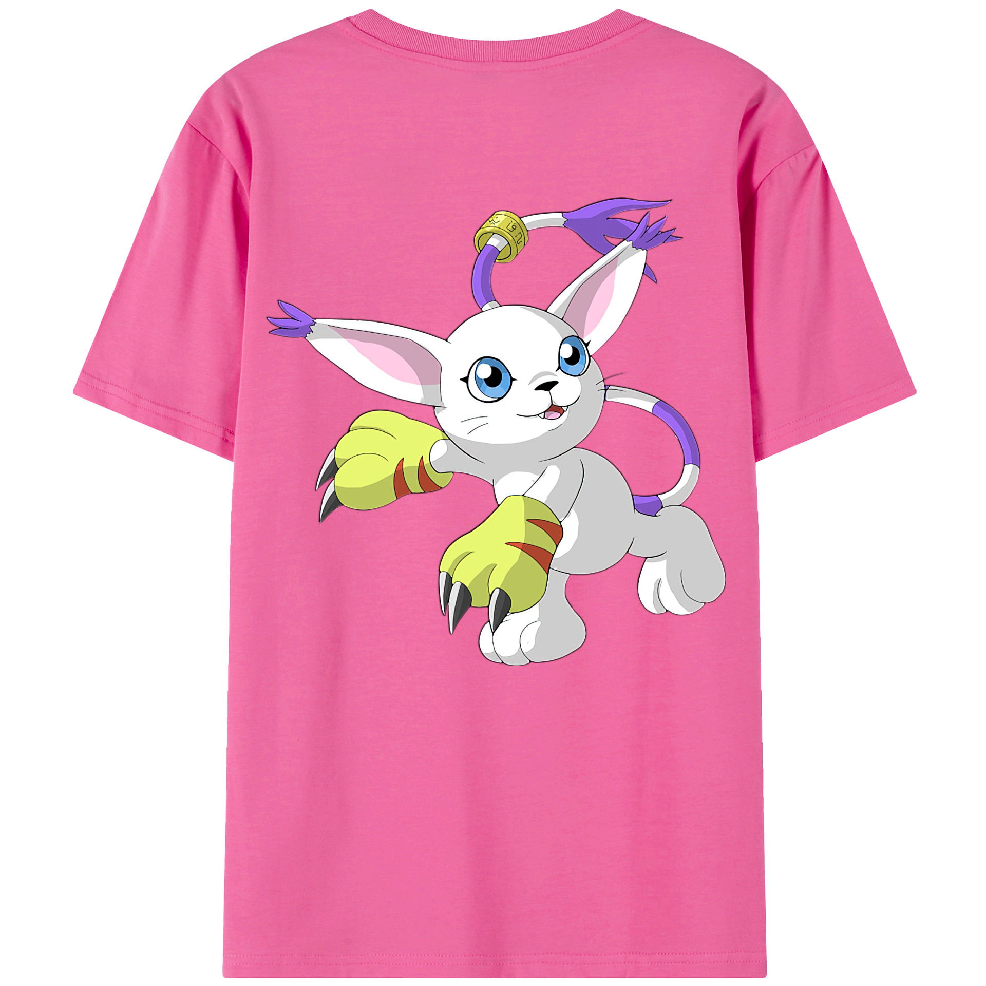 （画像用） Digimon デジタルモンスター/デジモン レディース半袖Tシャツ(バックプリント)